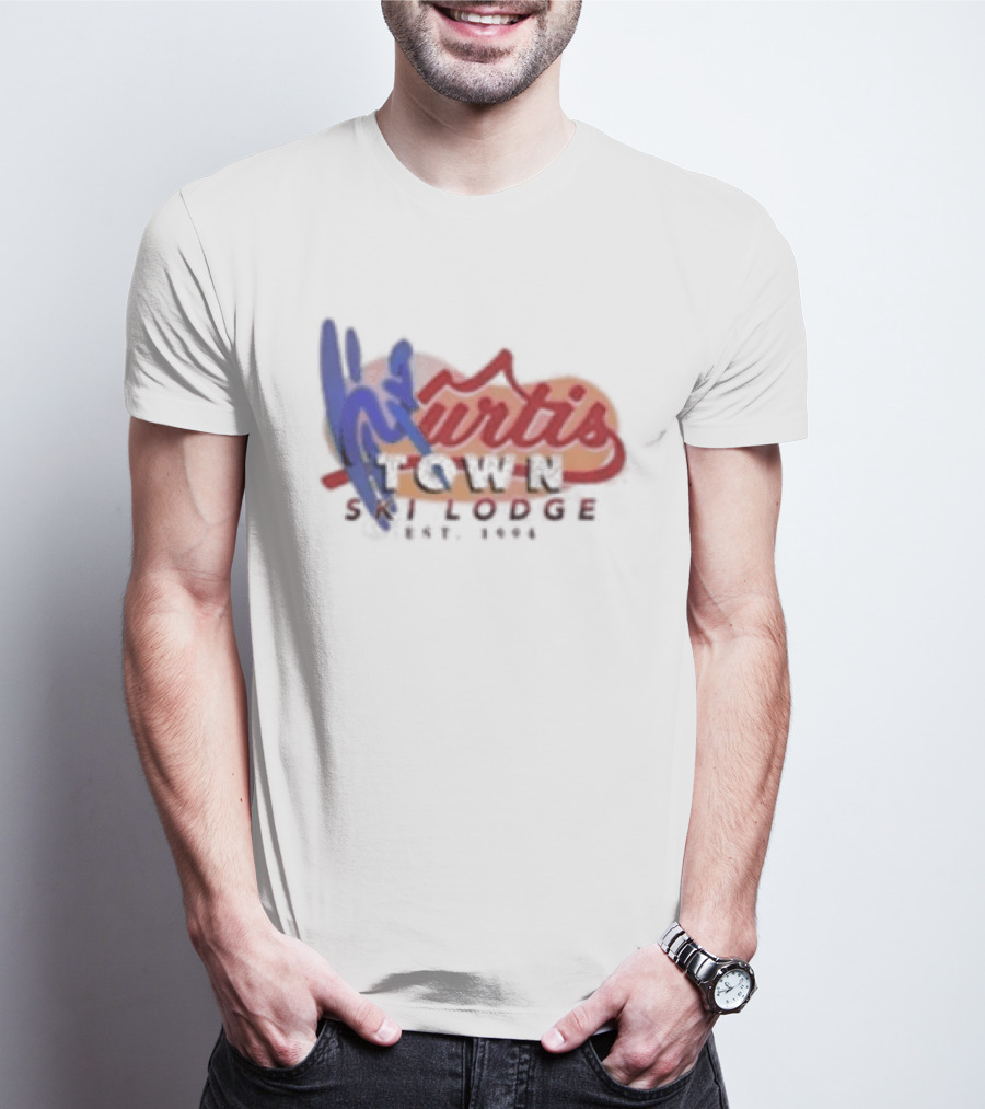 Kurtis Conner Ski Lodge Est 1994 Retro Winter Lodge T-Shirt
