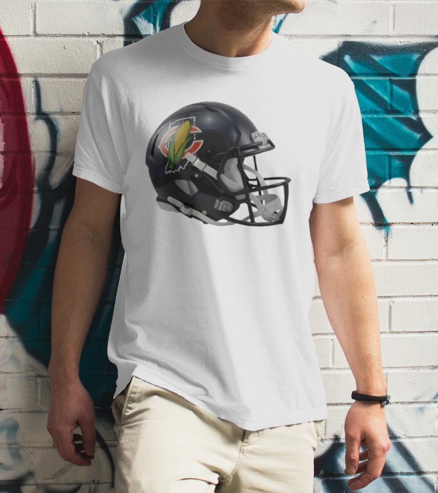 Chicago Bears Indiana Corn Helmet 2026 Edition T-Shirt