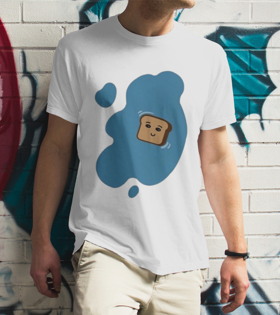 New Soggy Toast Another Spill Happy Bread In Puddle T-Shirt
