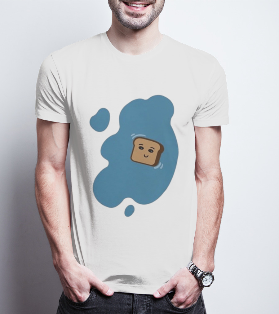 New Soggy Toast Another Spill Happy Bread In Puddle T-Shirt