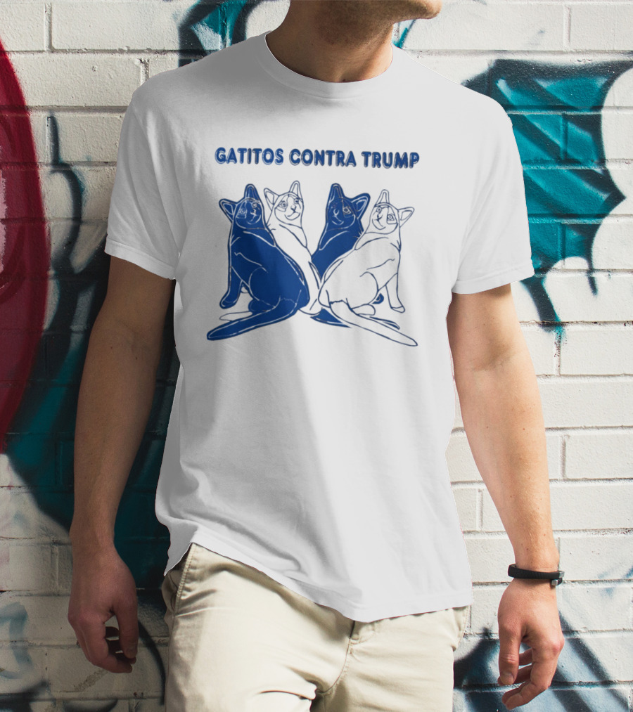 Gatitos Contra Trump Sphynx Cats T-Shirt