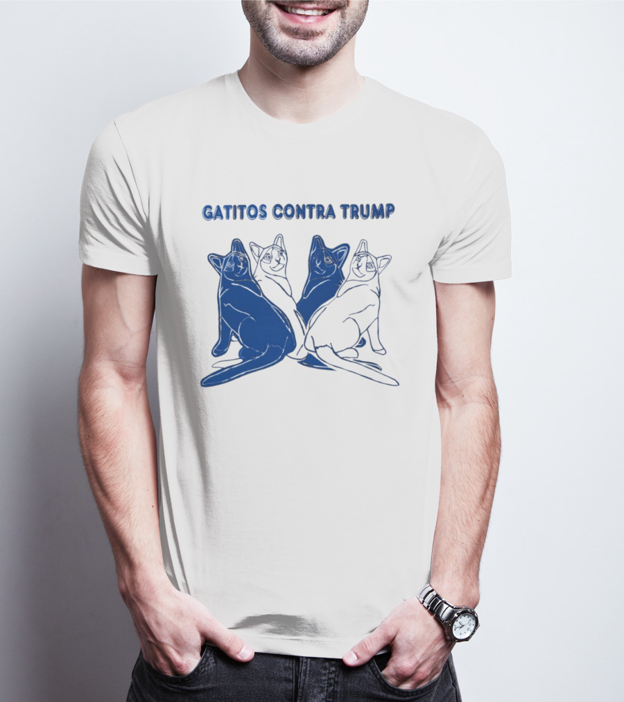 Gatitos Contra Trump Sphynx Cats T-Shirt