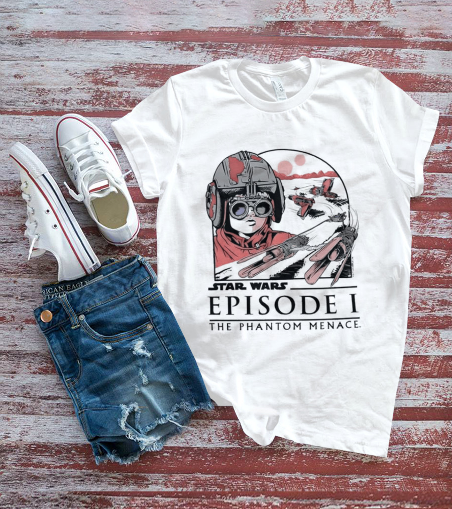 Star Wars Episode I The Phantom Menace Podrace Scene T-Shirt