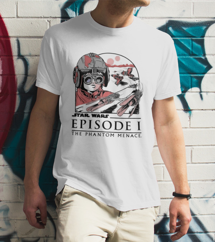 Star Wars Episode I The Phantom Menace Podrace Scene T-Shirt