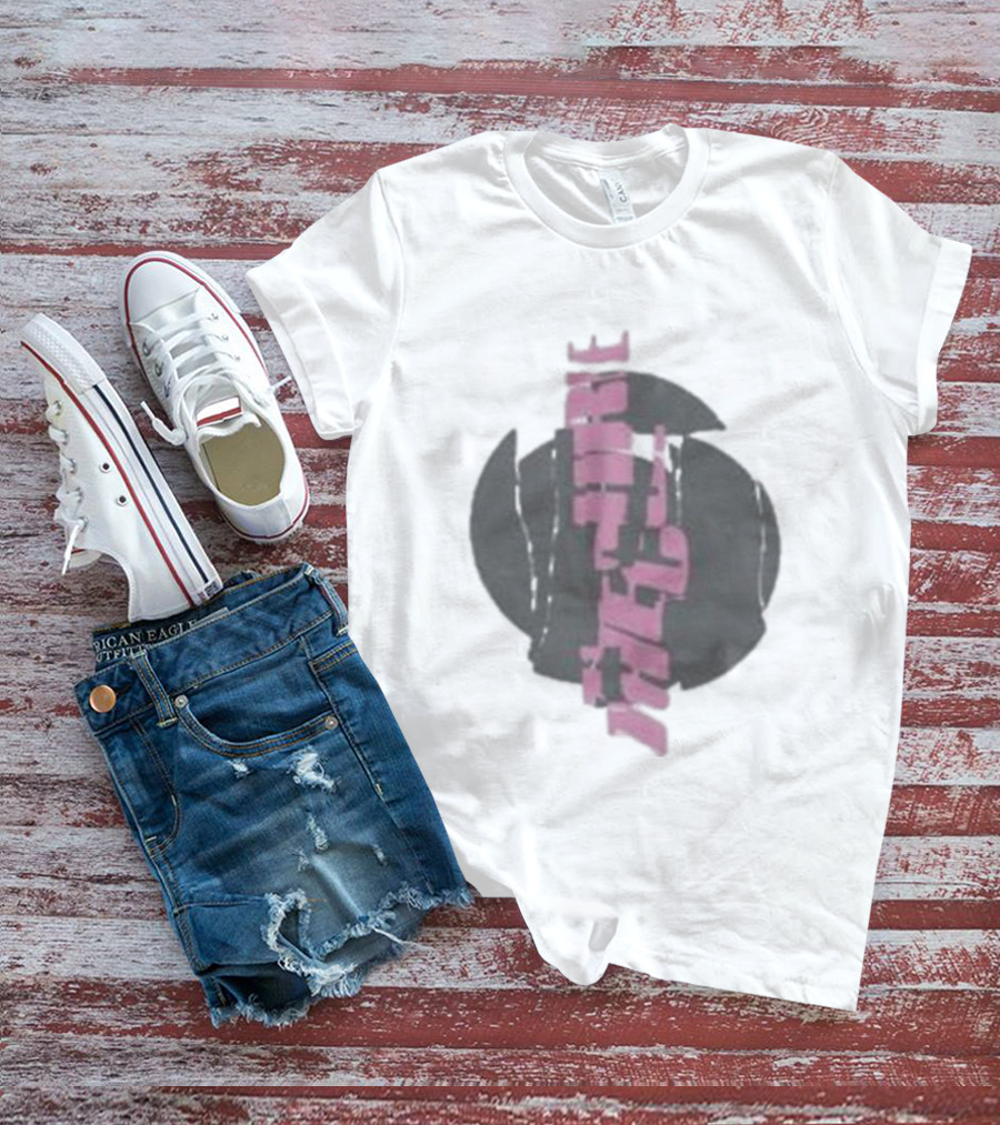 The Cure Vertical Festival Summer 2026 Black And Pink T-Shirt