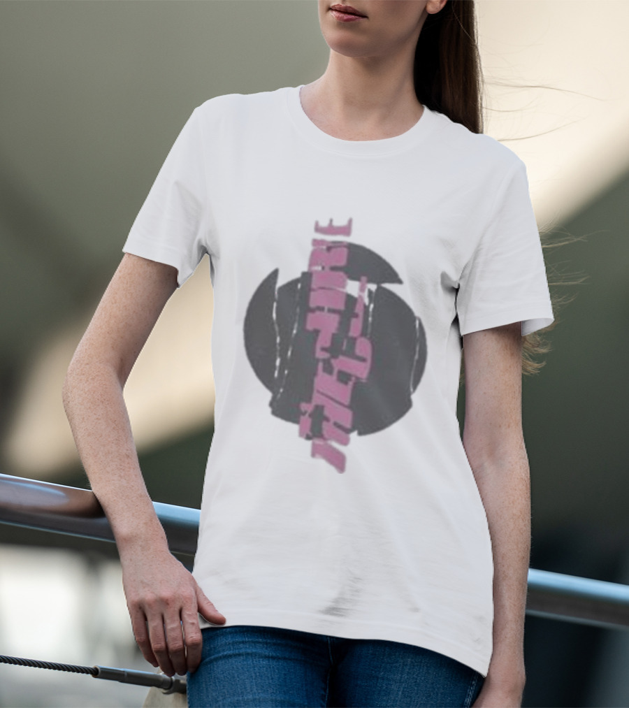 The Cure Vertical Festival Summer 2026 Black And Pink T-Shirt