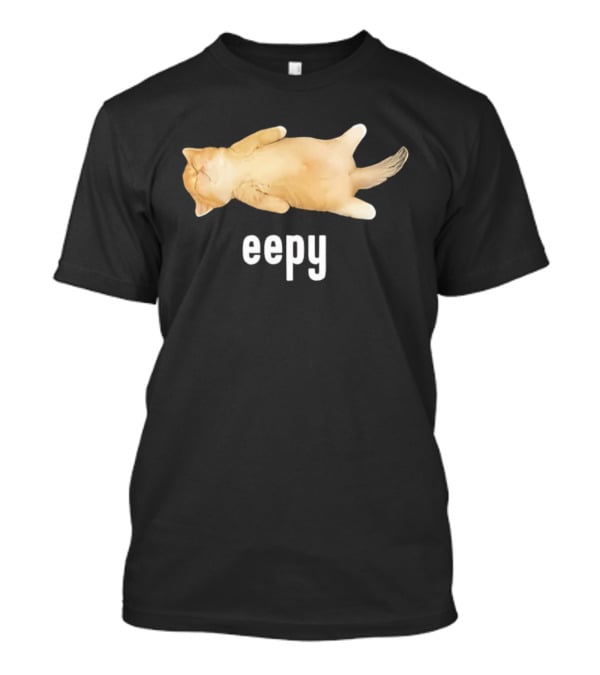 Eepy Sleeping Orange Kitten Cat Meme T-Shirt