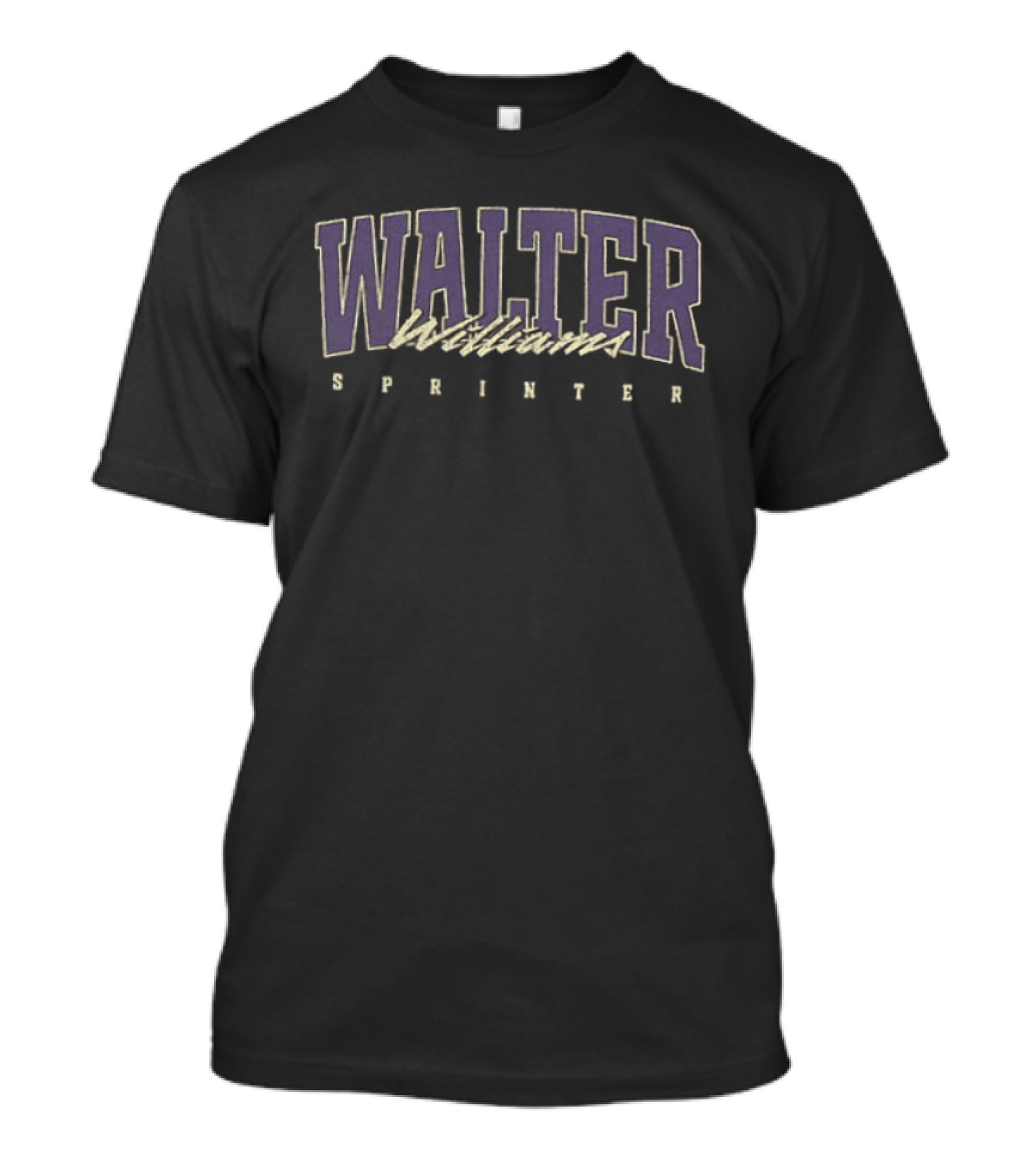 Walter Williams Sprinter Houston Texas 2 Sided T-Shirt