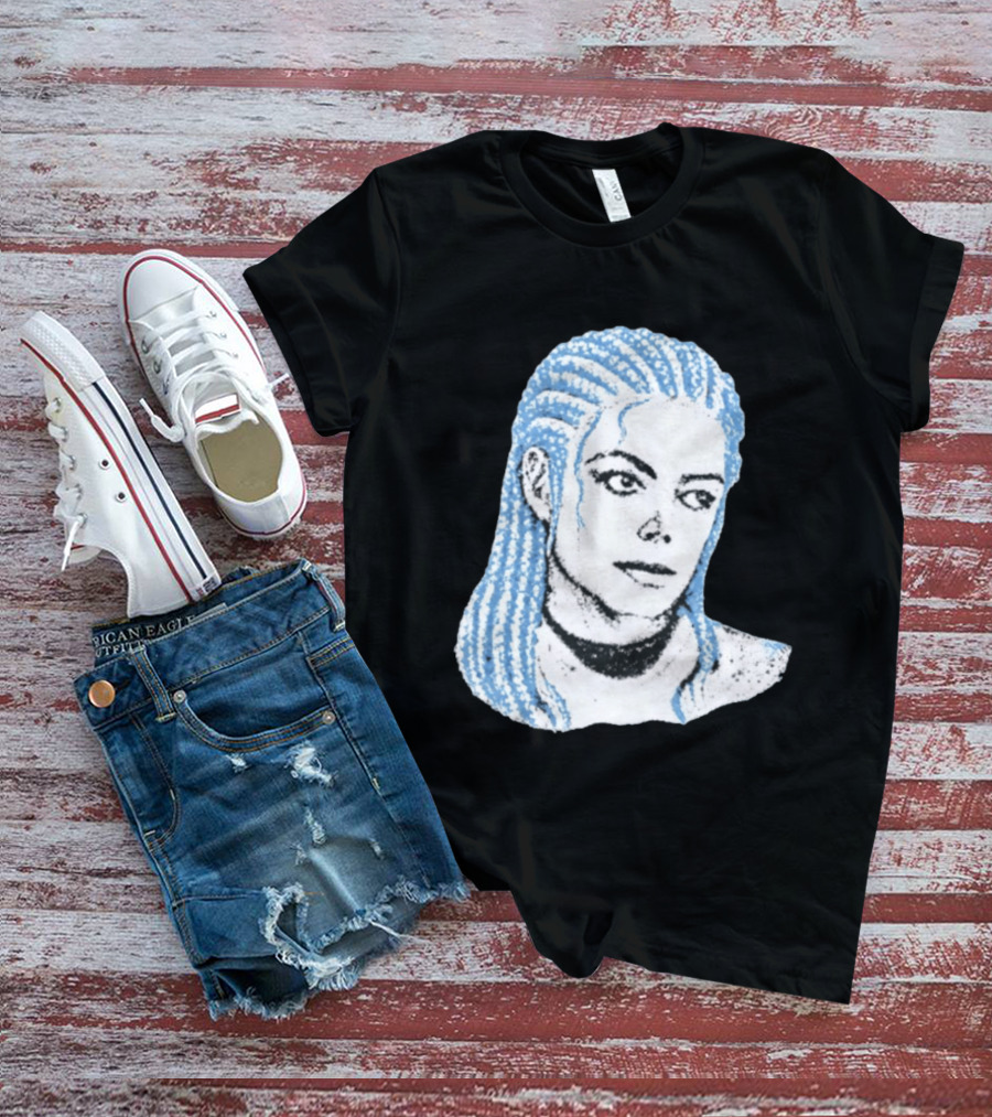 Iceman And MJ Braided Style Fusion T-Shirt