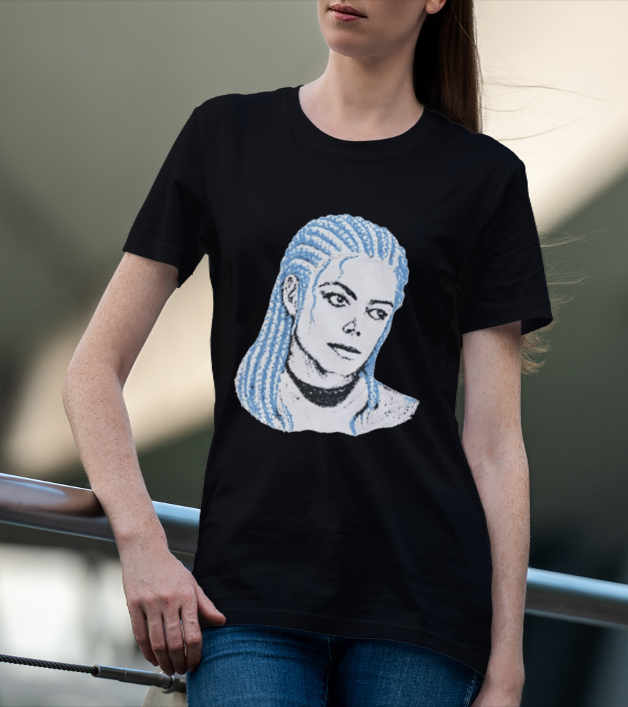 Iceman And MJ Braided Style Fusion T-Shirt