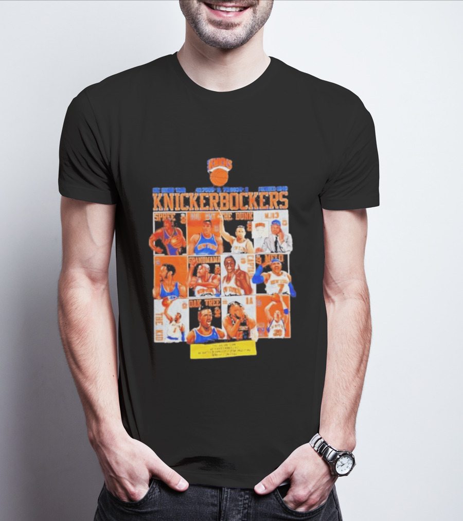 New York Knicks Knickerbockers Basketball Legends Spree Melo Run MSG Series T-Shirt