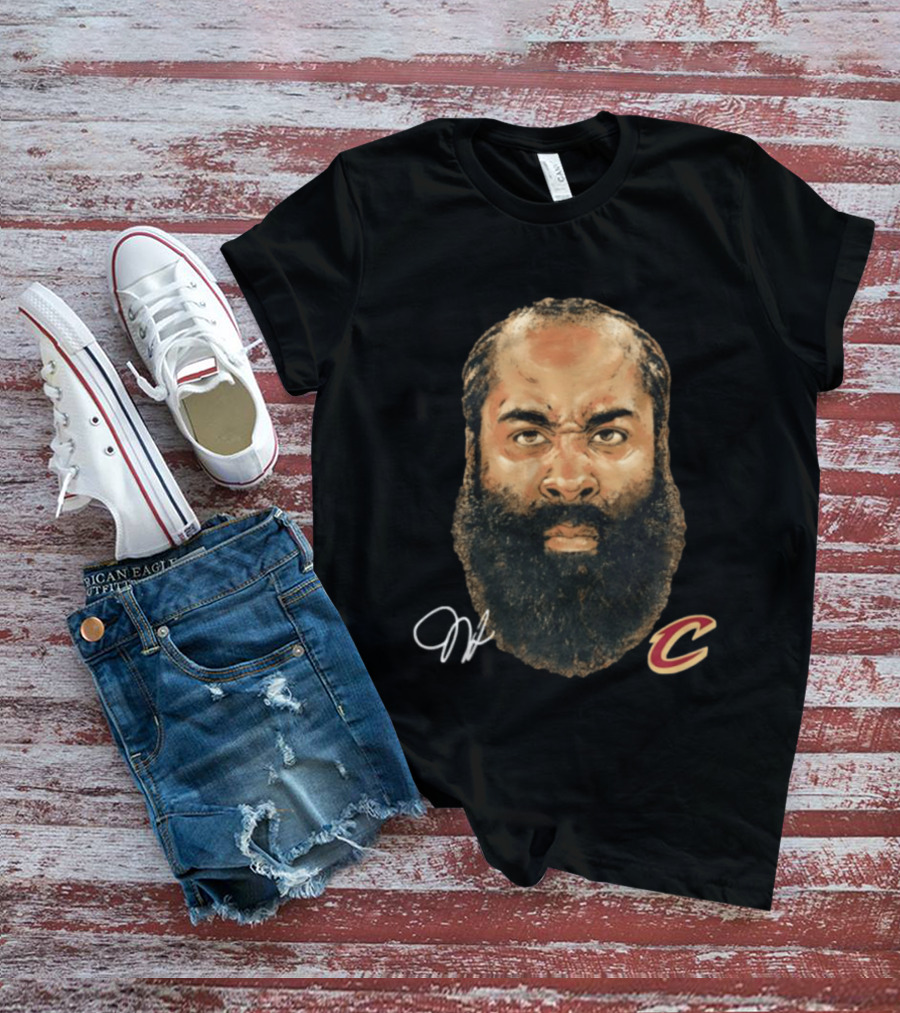 James Harden Cleveland Cavaliers Iconic Beard NBA T-Shirt