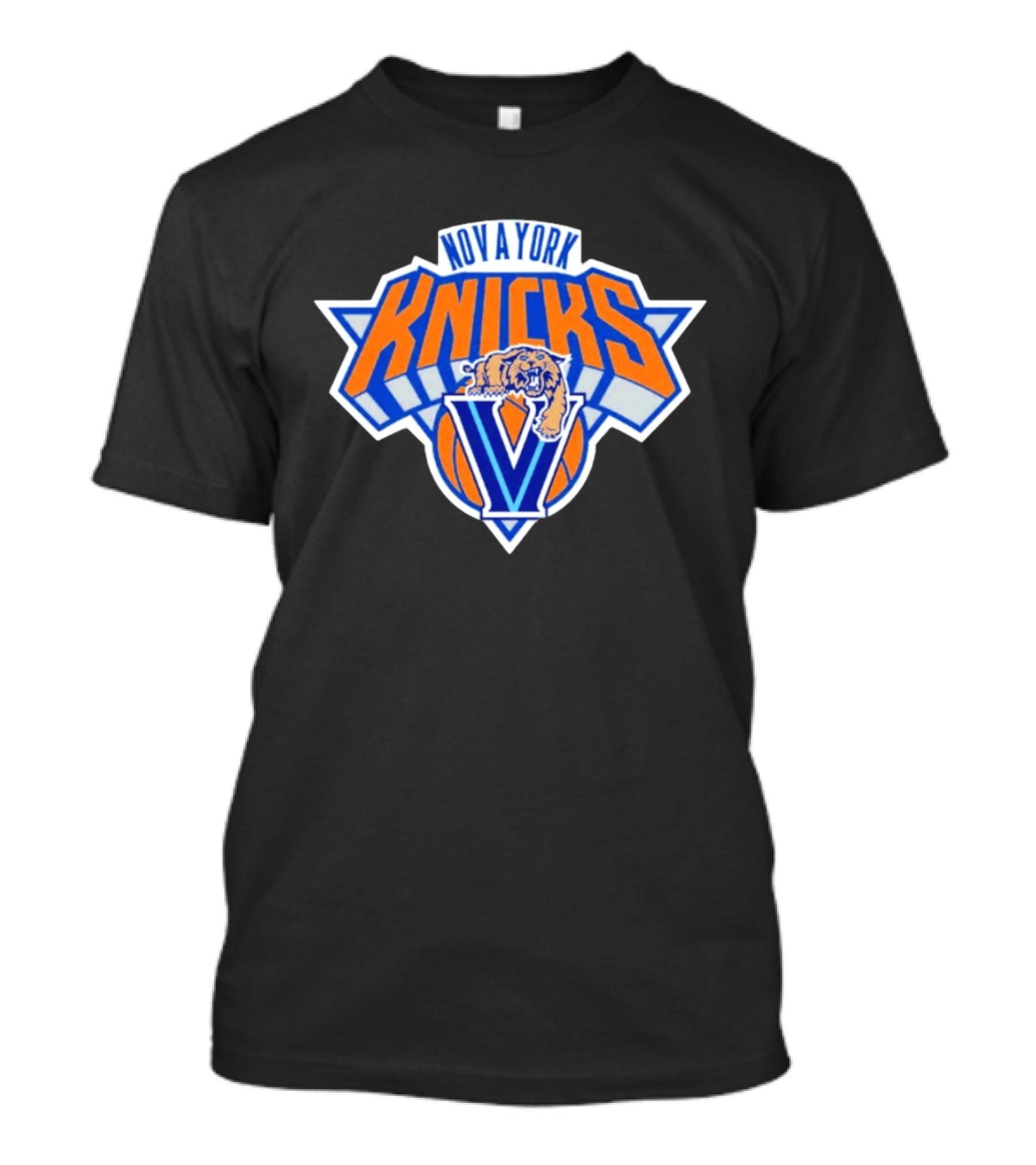 Nova York Knicks Villanova V Basketball Team Collaboration T-Shirt