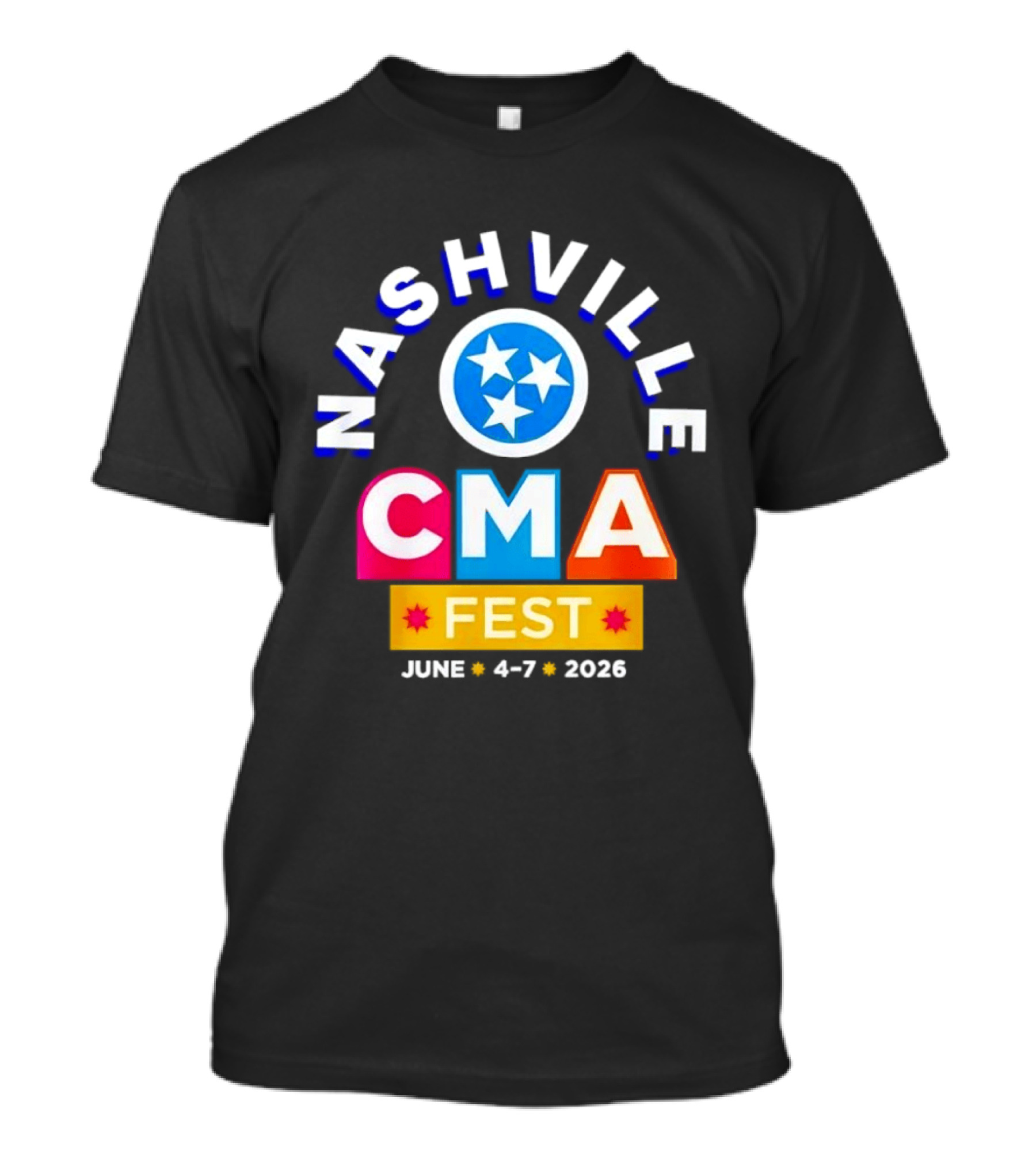 Nashville CMA Fest June 4 7 2026 Tennessee Titans T-Shirt