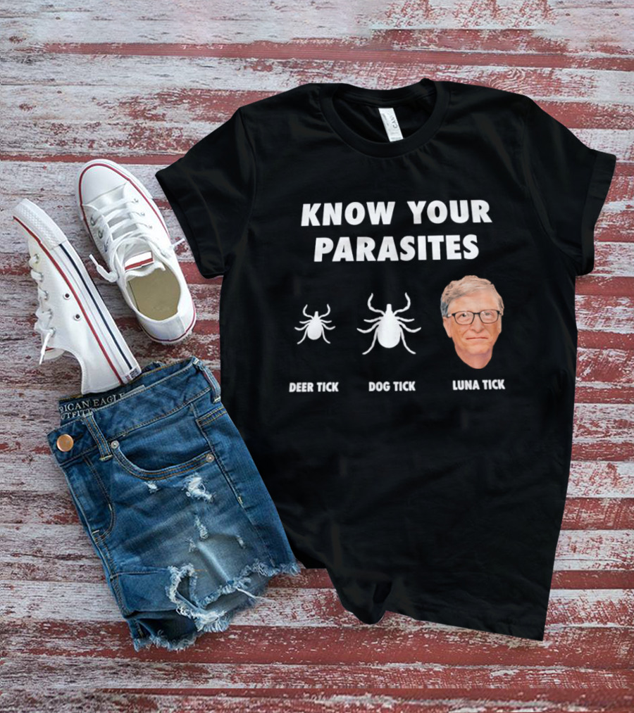 Know Your Parasites Deer Tick Dog Tick Luna Tick T-Shirt