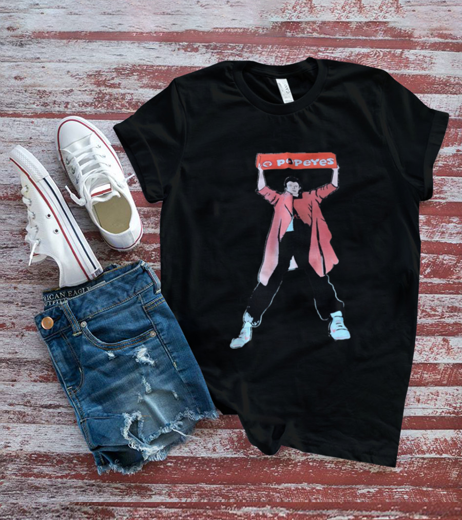 Popeyes Louisiana Kitchen John Cusack Lloyd Dobler Say Anything T-Shirt