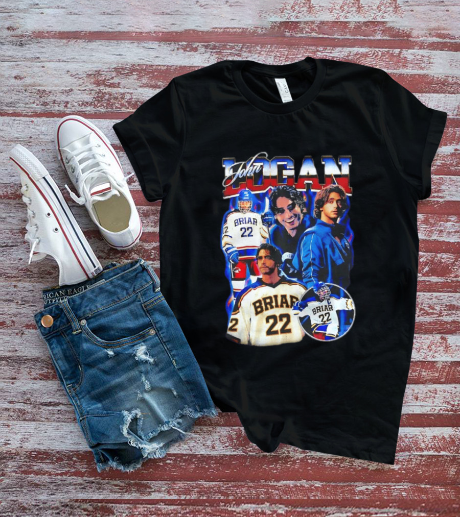 John Logan Briar 22 Hockey Collage T-Shirt
