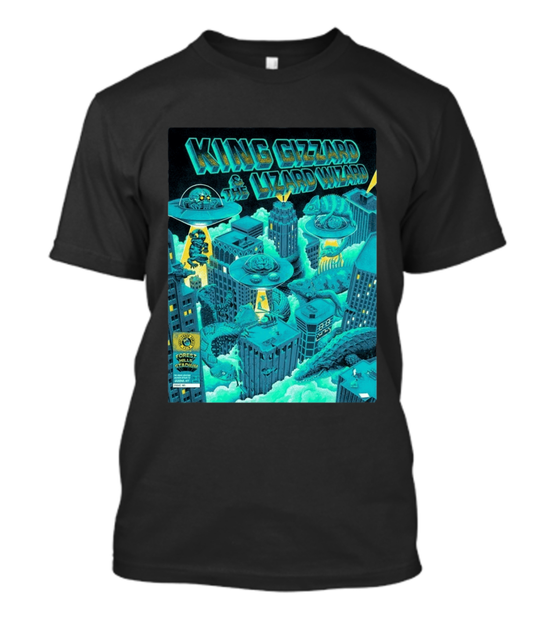 King Gizzard And The Lizard Wizard Forest Hills Stadium New York 2026 Event Reptilians Vs Alienoids August 20 21 T-Shirt