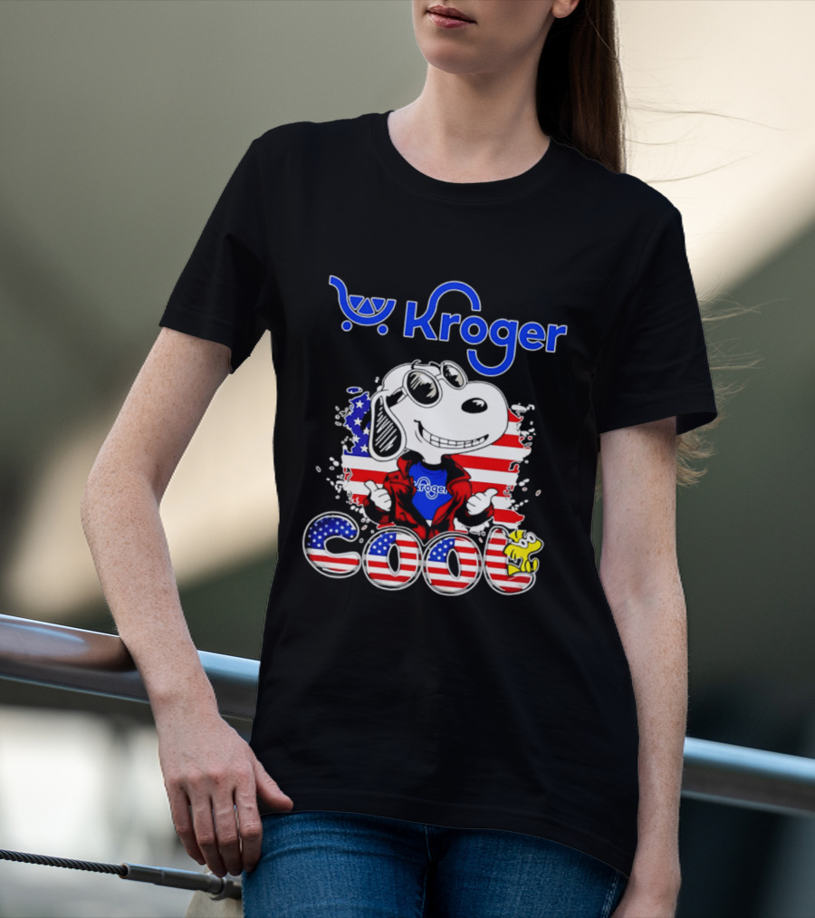 Kroger Snoopy USA Cool 250th Celebration T-Shirt