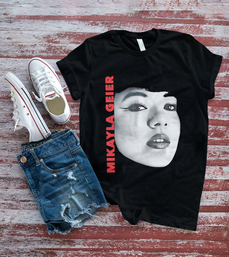 Mikayla Geier UK Tour Bold Monochrome T-Shirt