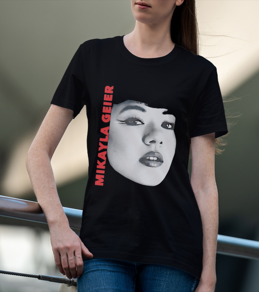 Mikayla Geier UK Tour Bold Monochrome T-Shirt