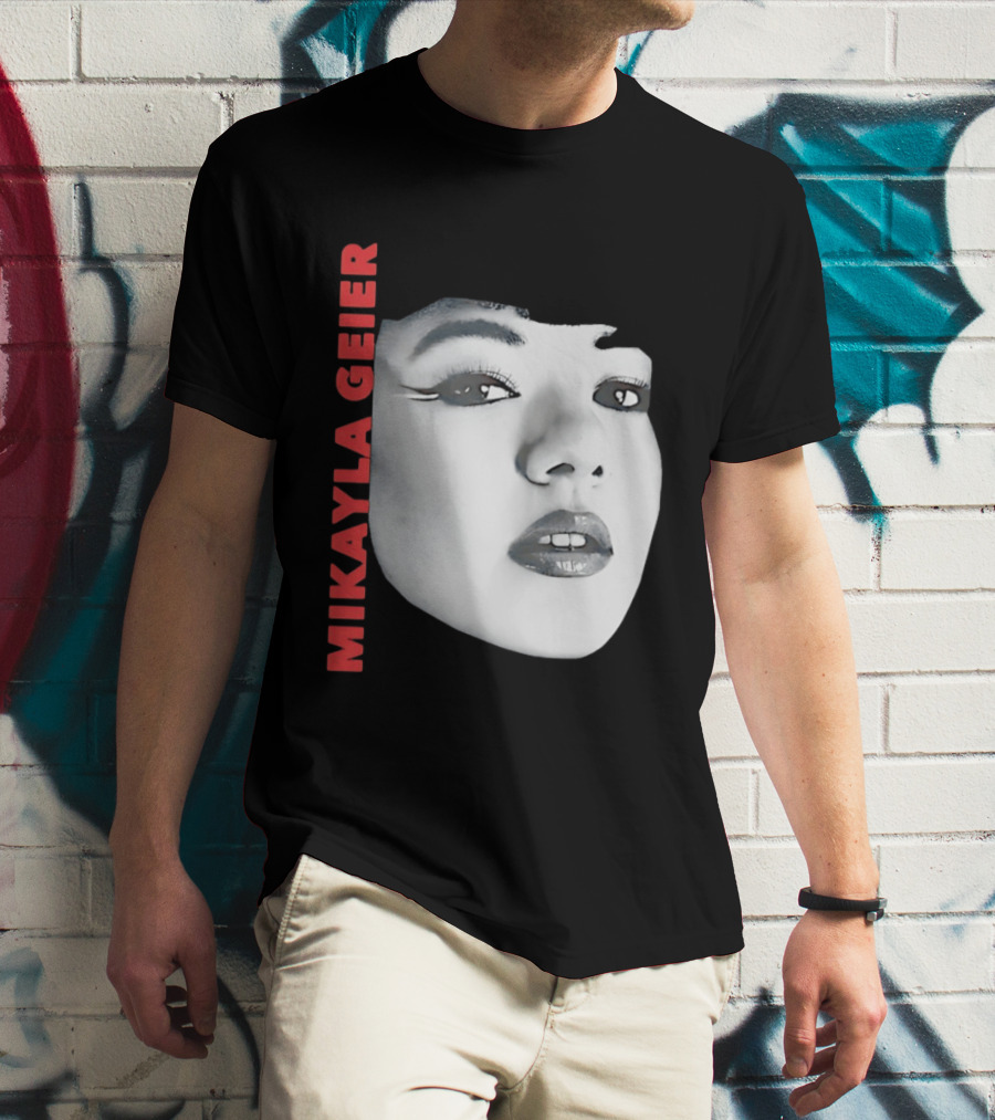 Mikayla Geier UK Tour Bold Monochrome T-Shirt