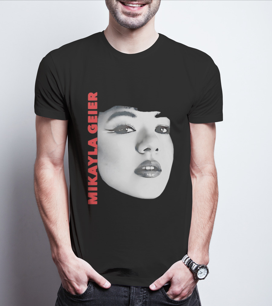 Mikayla Geier UK Tour Bold Monochrome T-Shirt