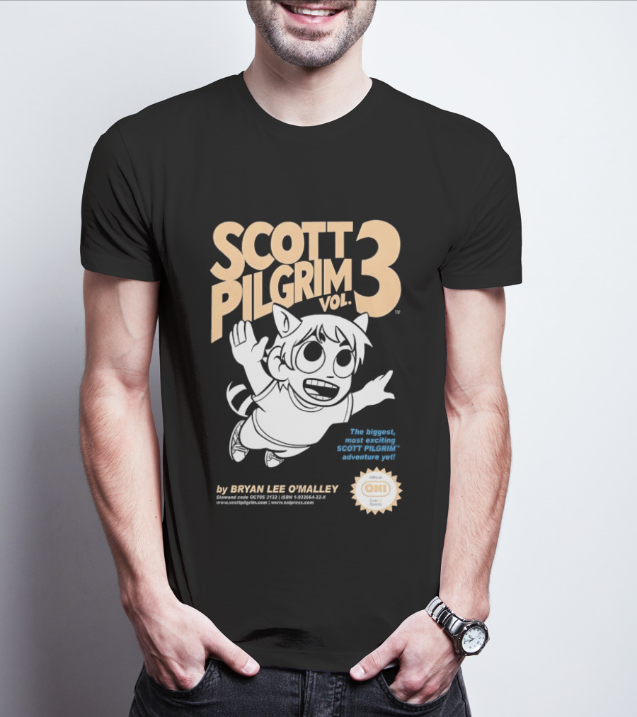Scott Pilgrim Vol 3 Scott Pilgrim And The Infinite Adventure You By Bryan Lee O'Malley Oni T-Shirt