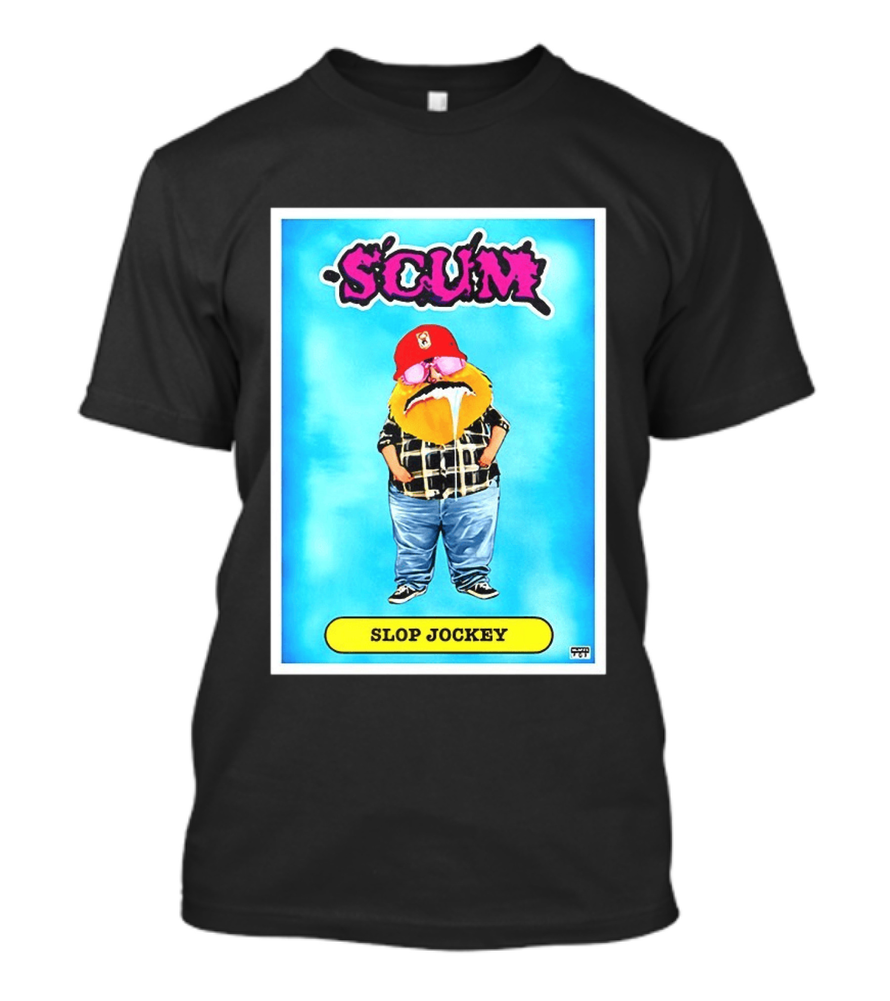 SCUM Slop Jockey Trading Card Gritty T-Shirt