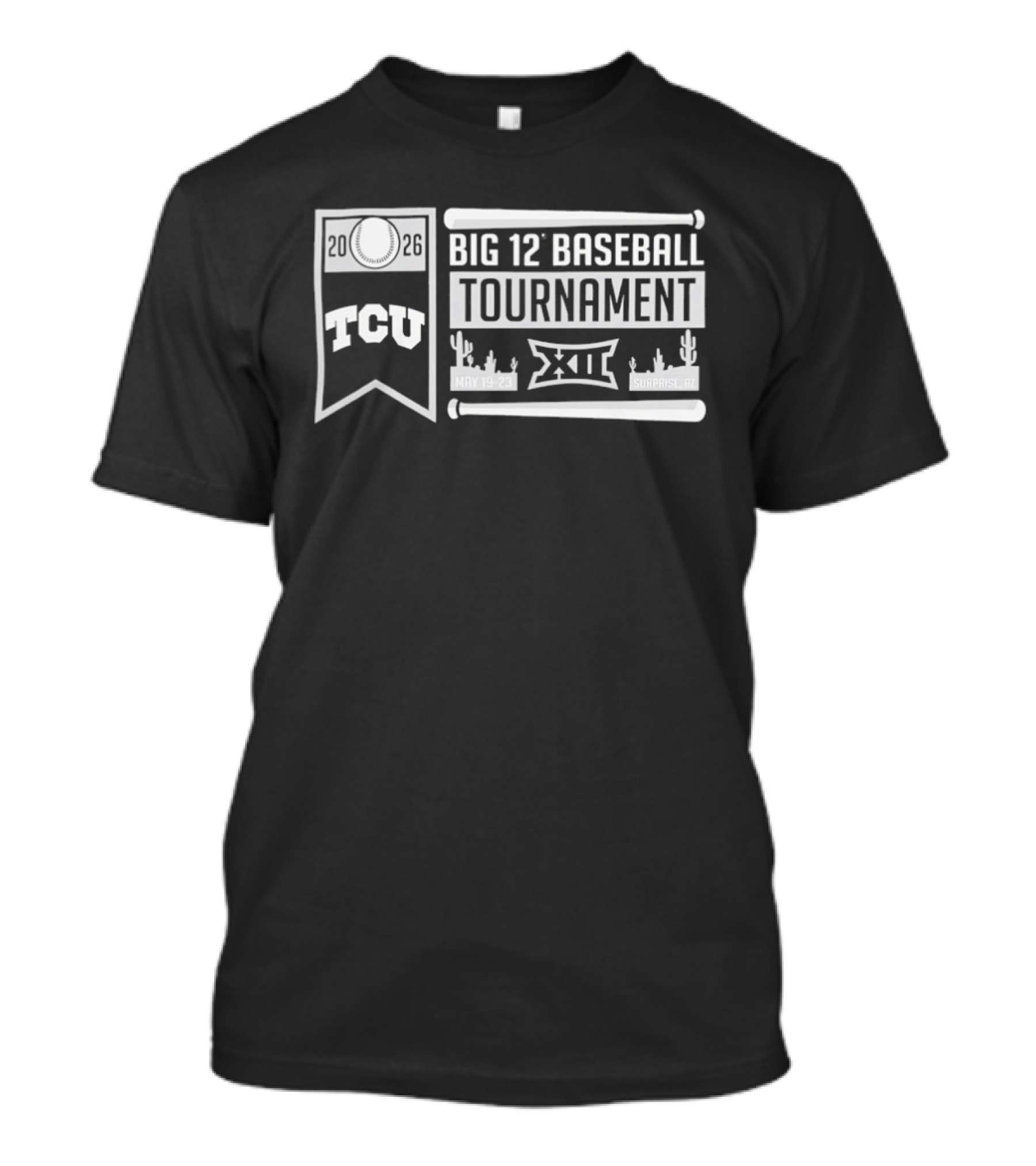 TCU Big 12 Baseball Tournament Surprise AZ May 19 23 2026 T-Shirt