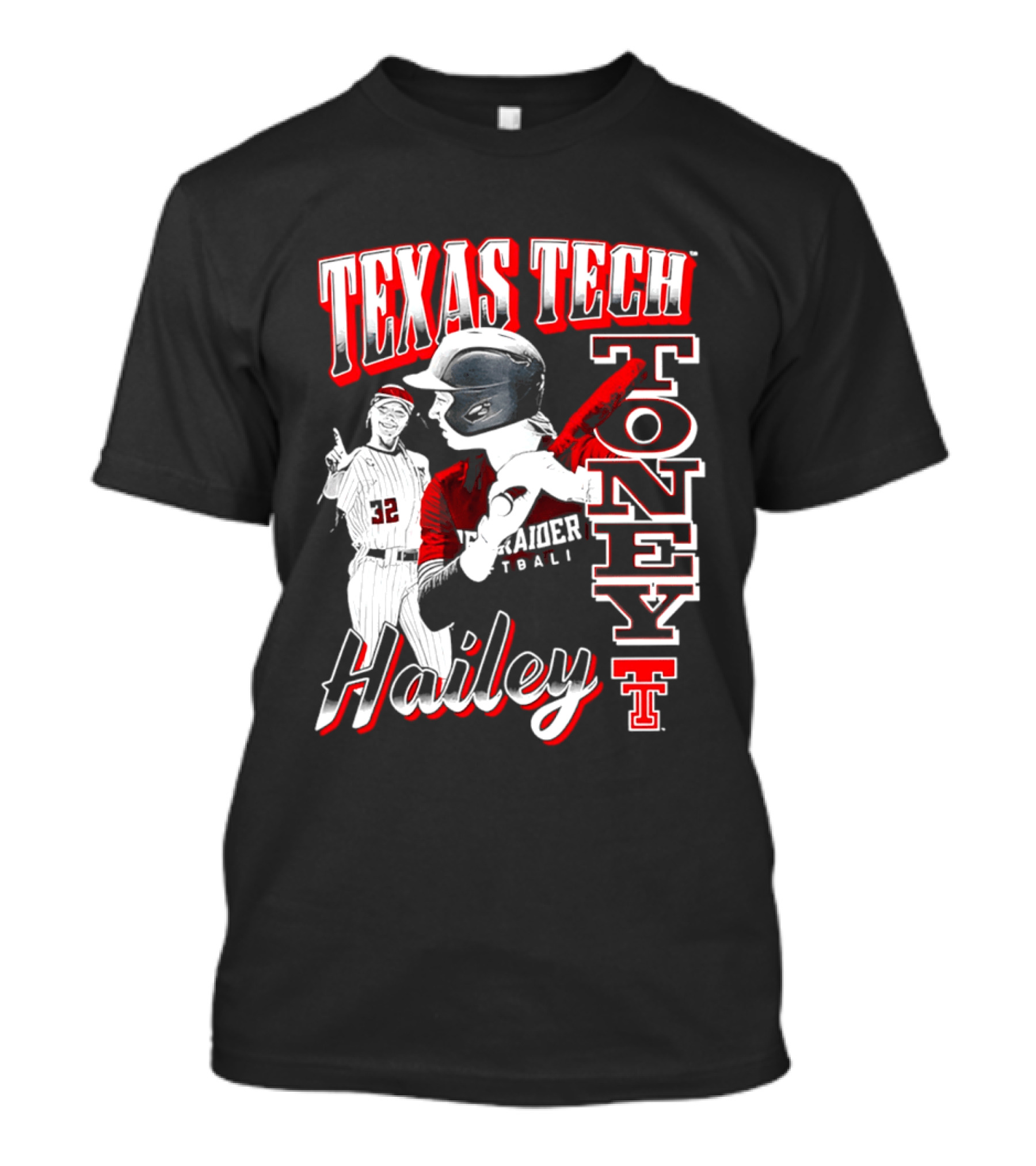 Texas Tech Red Raiders Hailey Toney 32 T-Shirt
