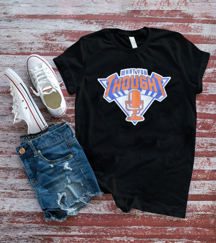 What You Thought New York Sports Podcast Microphone T-Shirt