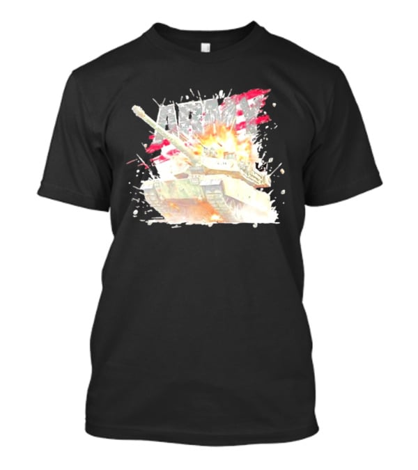 America Army M1 Abrams Tank Explosion T-Shirt