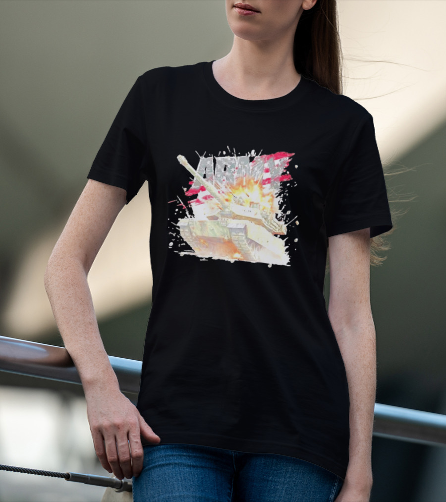America Army M1 Abrams Tank Explosion T-Shirt