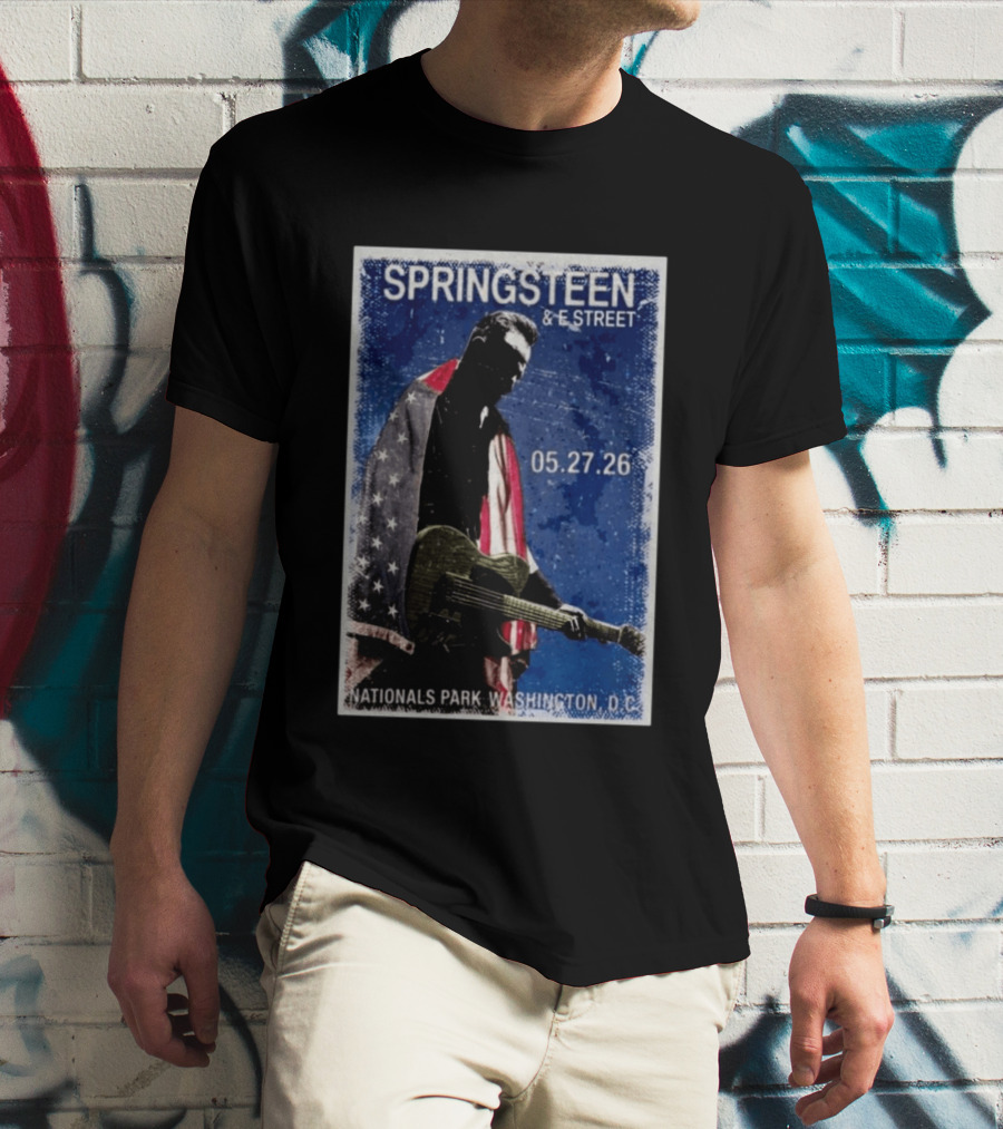 SPRINGSTEEN & E STREET Nationals Park Washington D.C. 05.27.26 T-Shirt
