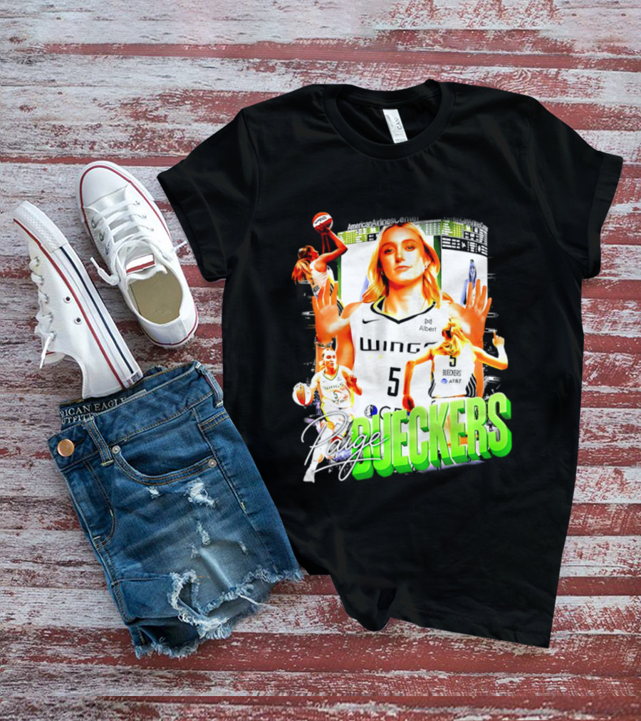 Paige Bueckers Dallas Wings Number 5 Basketball Star T-Shirt