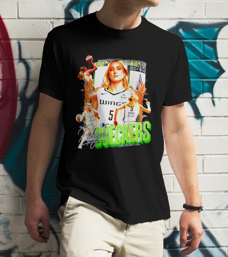 Paige Bueckers Dallas Wings Number 5 Basketball Star T-Shirt