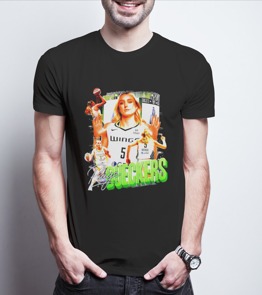 Paige Bueckers Dallas Wings Number 5 Basketball Star T-Shirt