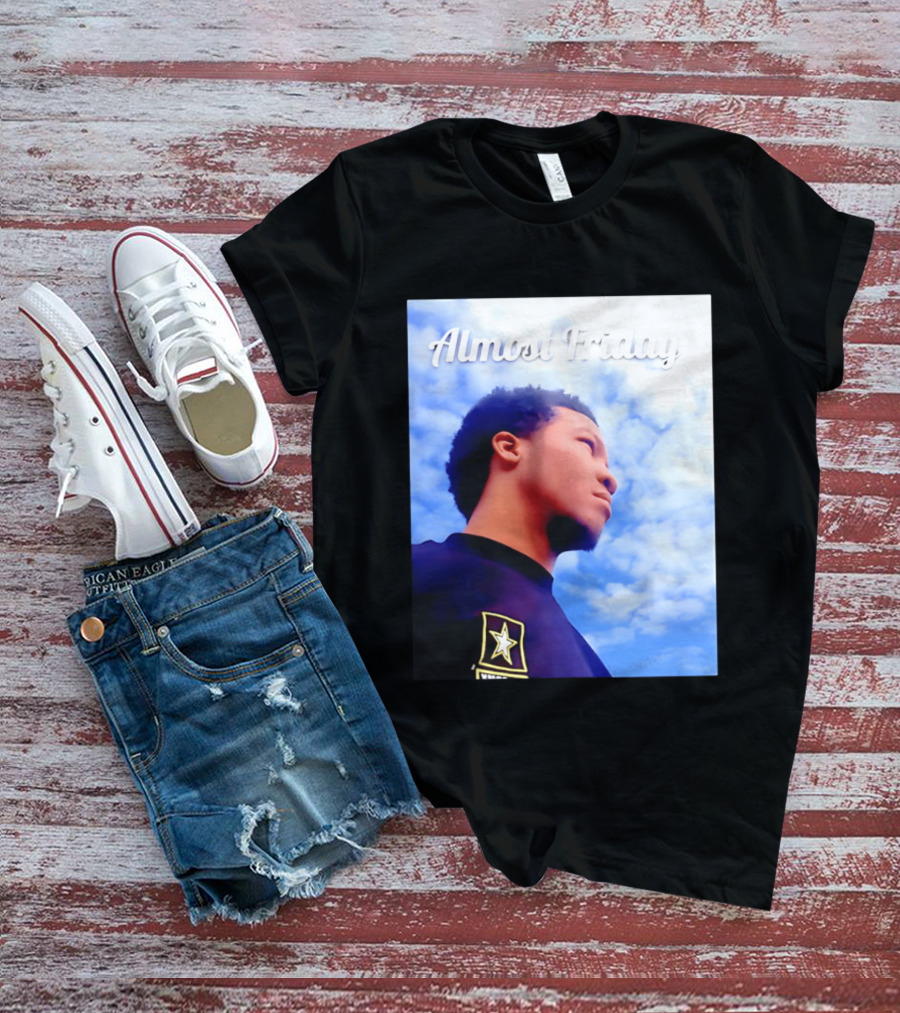 Almost Friday Jalen Brunson NWTS Basketball Sky T-Shirt