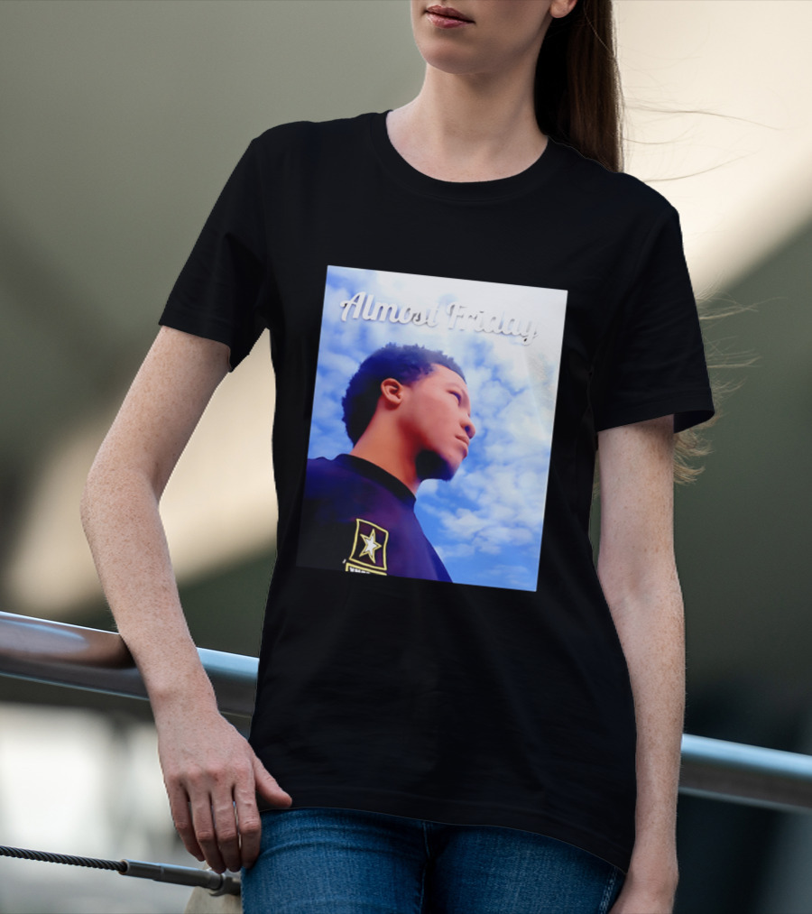 Almost Friday Jalen Brunson NWTS Basketball Sky T-Shirt