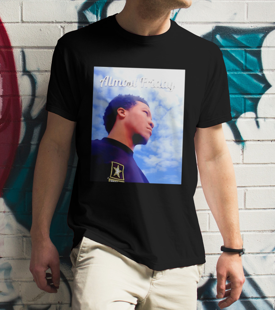 Almost Friday Jalen Brunson NWTS Basketball Sky T-Shirt