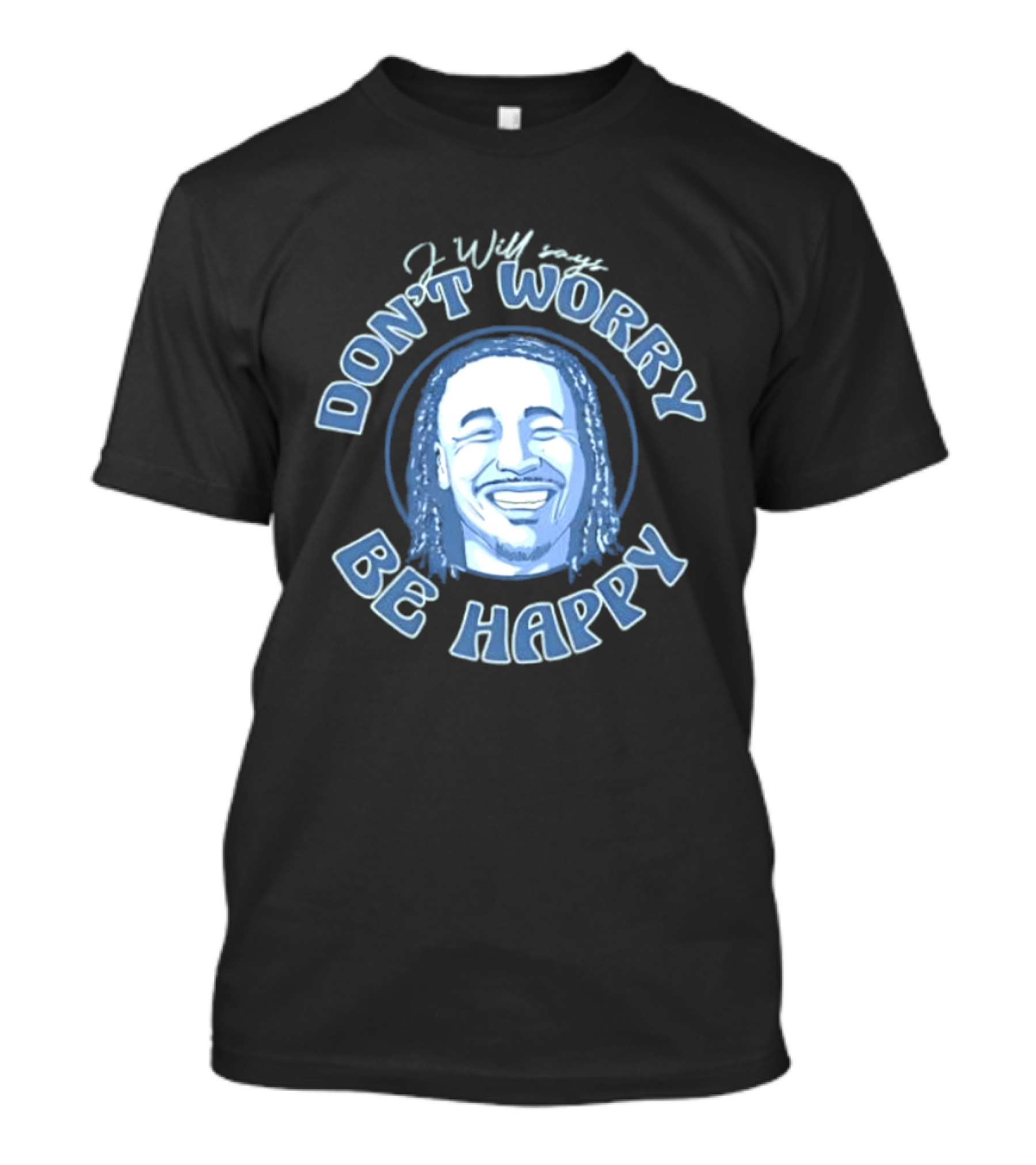 Jaylin Williams J Will Don't Worry Be Happy Smiling Face T-Shirt
