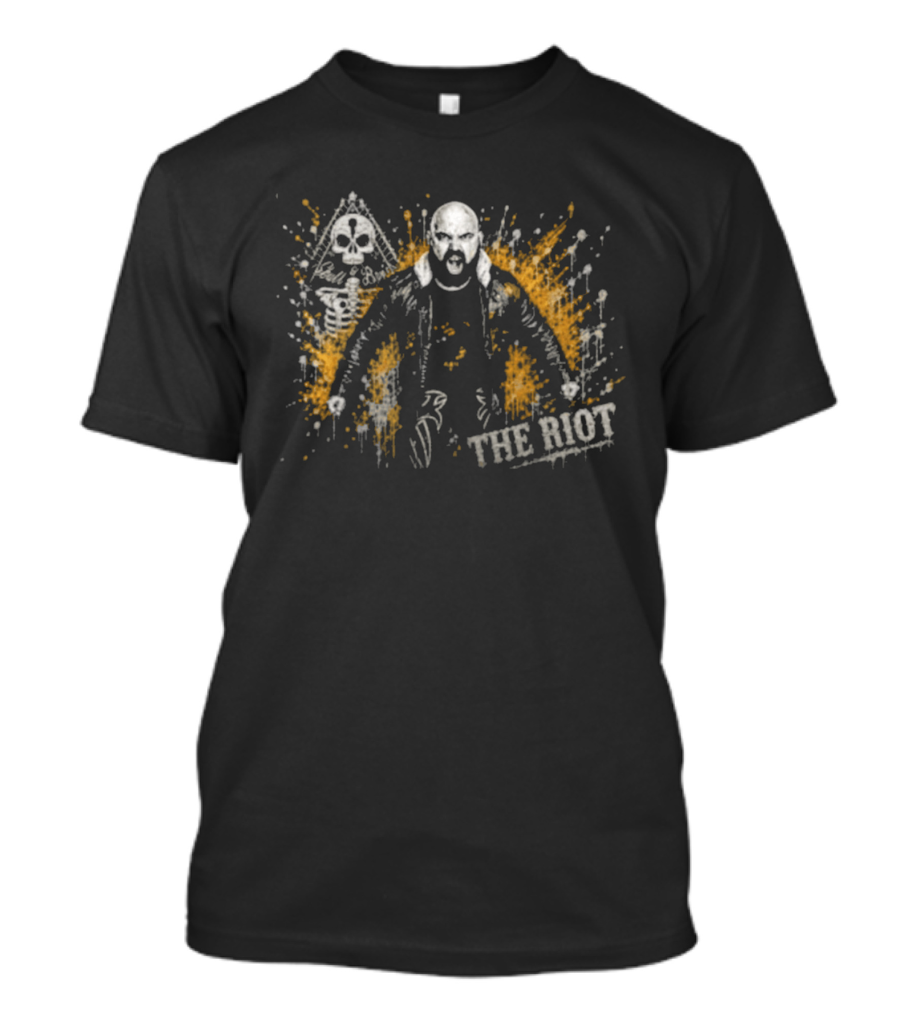 Jon Moxley All Elite Wrestling Skull Bones The Riot T-Shirt