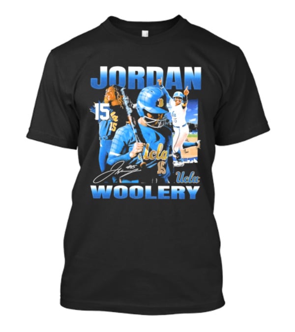 Jordan Woolery 15 UCLA Bruins Women's Softball T-Shirt