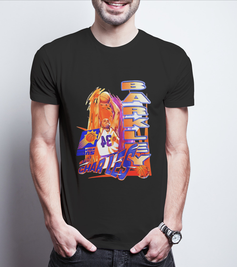 Phoenix Suns Barkley 34 Sir Charles NBA Legends T-Shirt