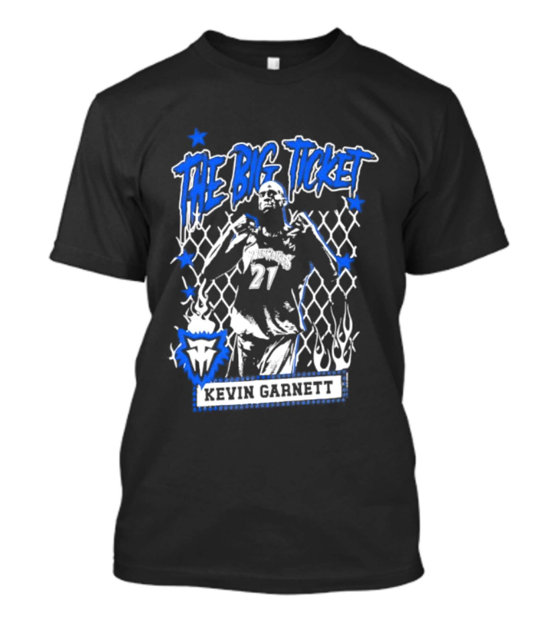 Kevin Garnett The Big Ticket Minnesota Timberwolves Legendary Player T-Shirt