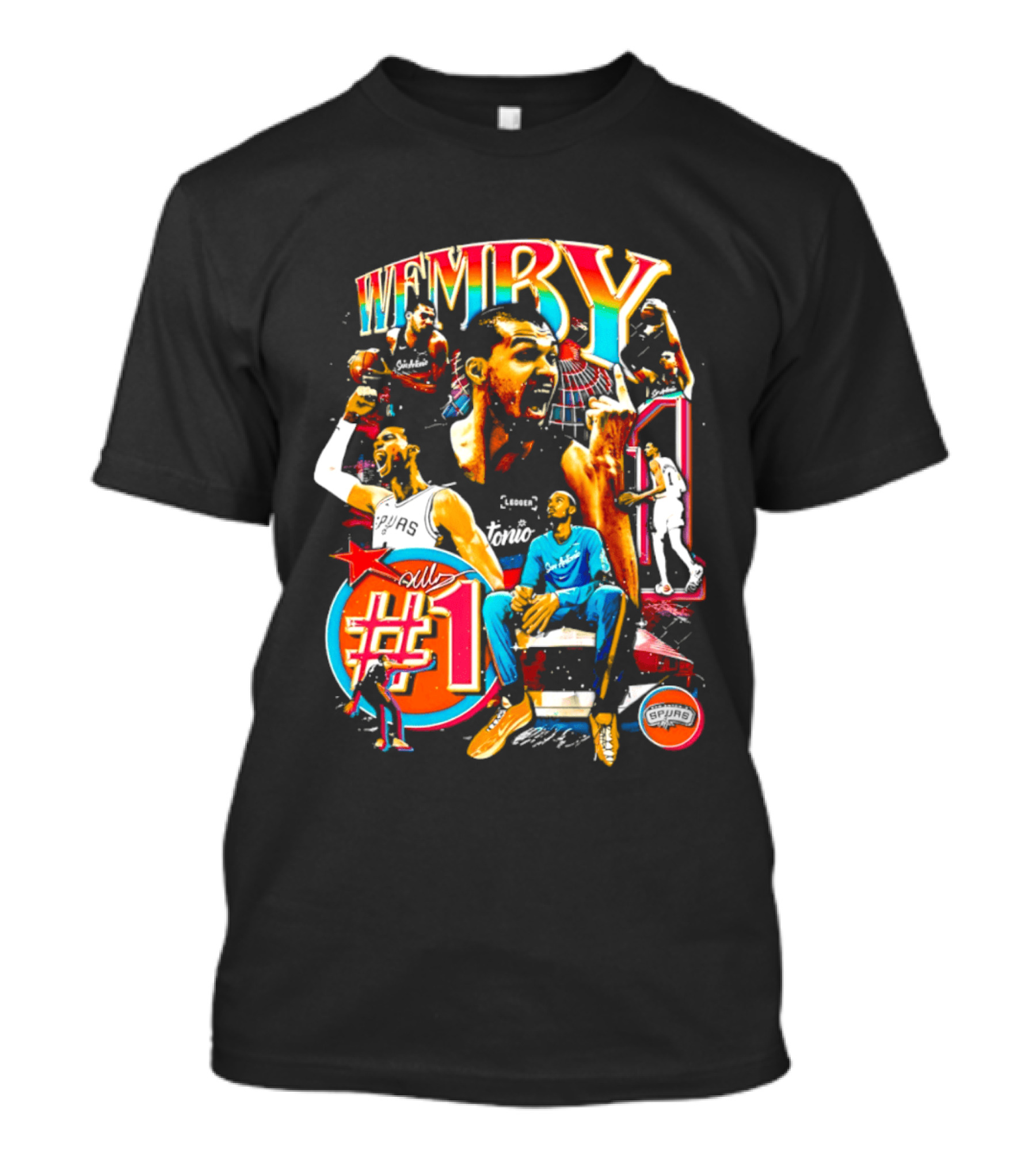 Wemby Victor Wembanyama San Antonio All Number 1 T-Shirt
