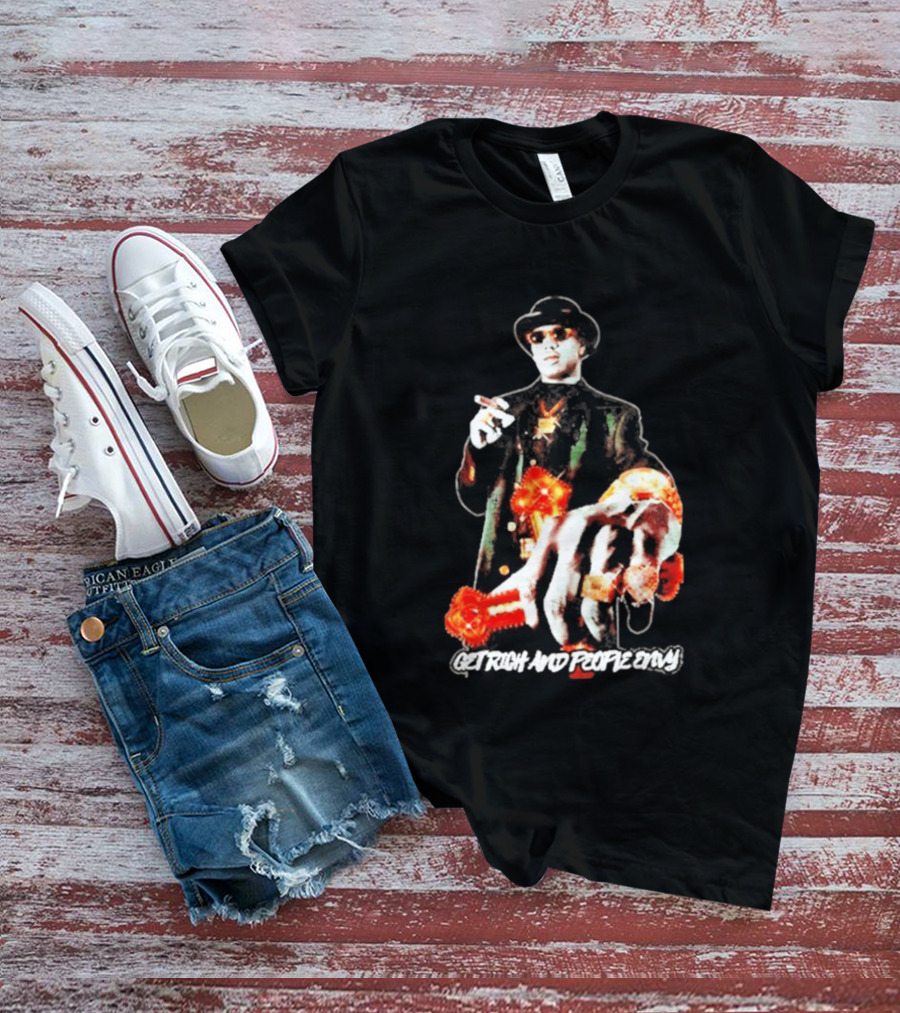 Master P Get Rich And People Envy Gold Rings Money Power T-Shirt