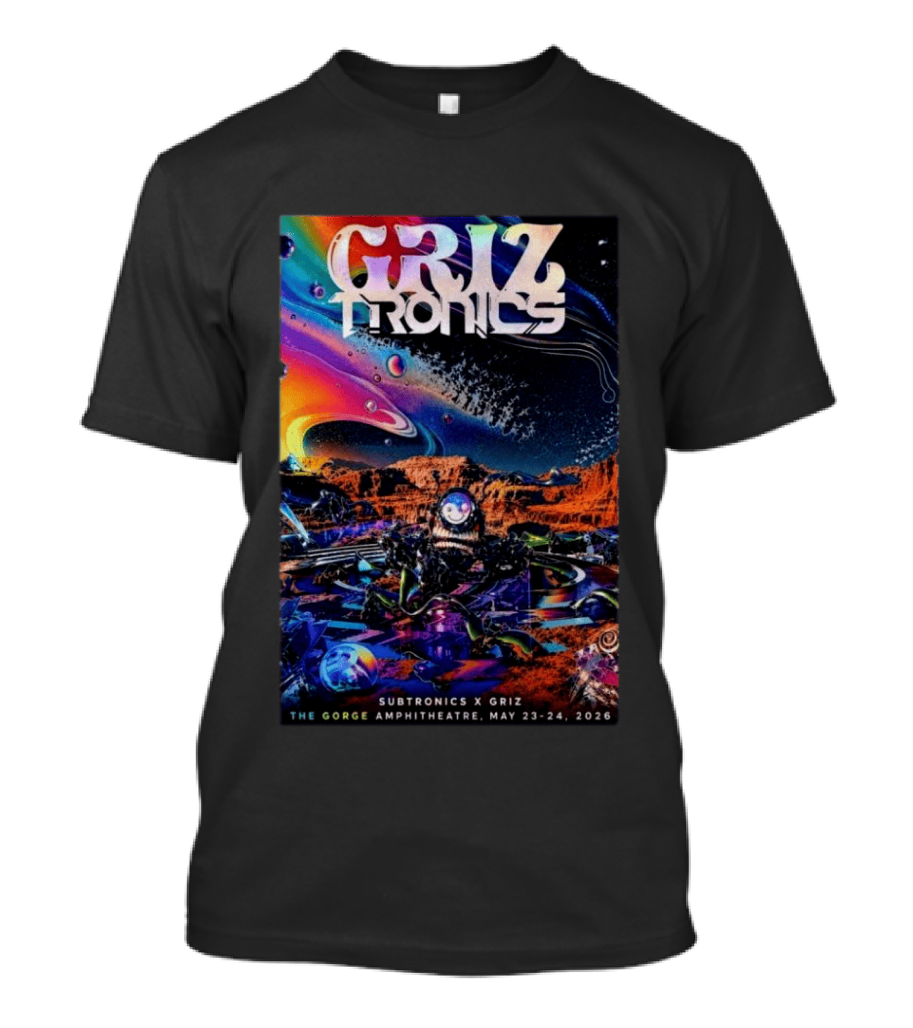 GRiZTRONICS Subtronics The Gorge Amphitheatre May 23 24, 2026 T-Shirt
