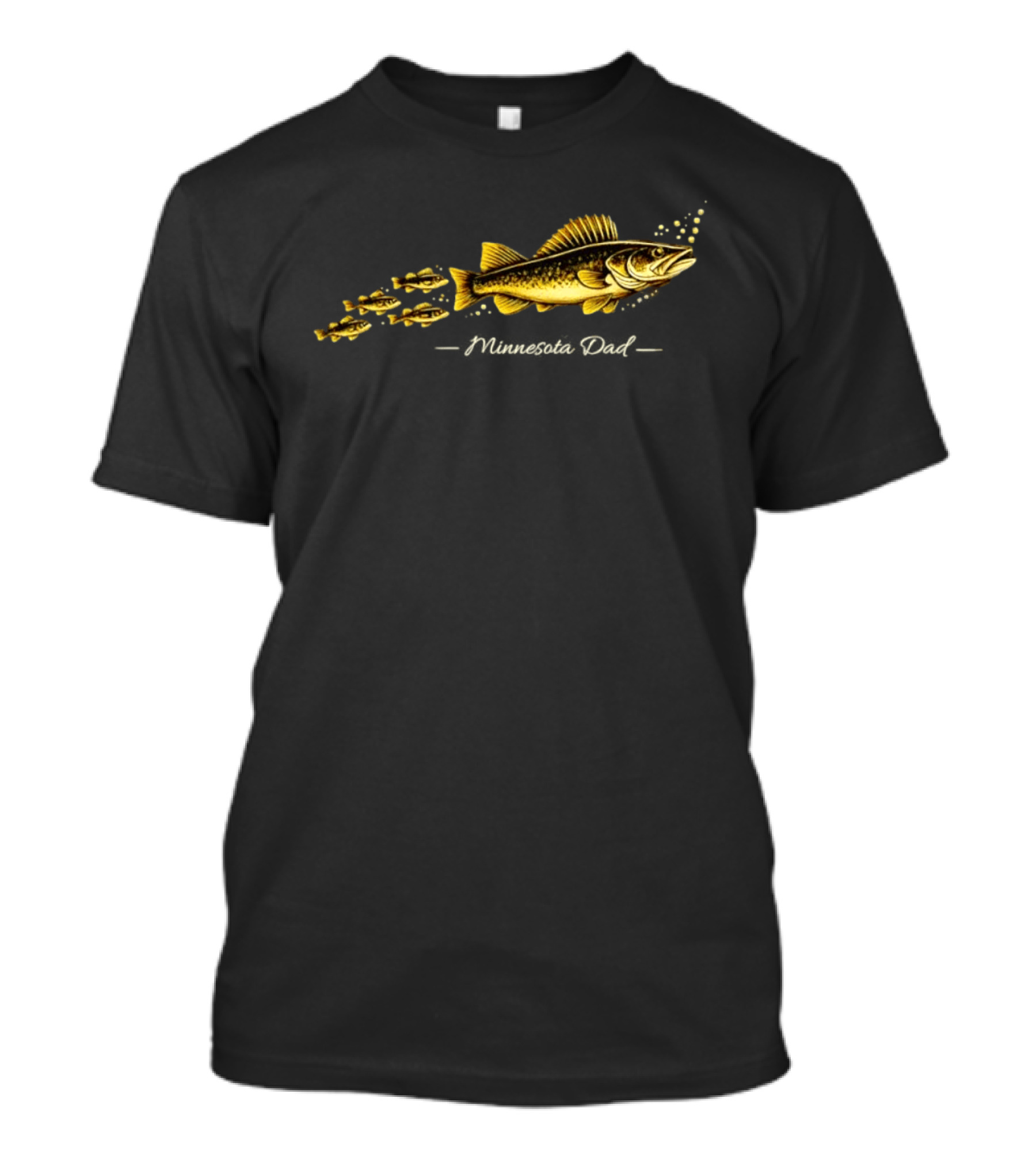 Minnesota Dad Walleye Fishing Family T-Shirt